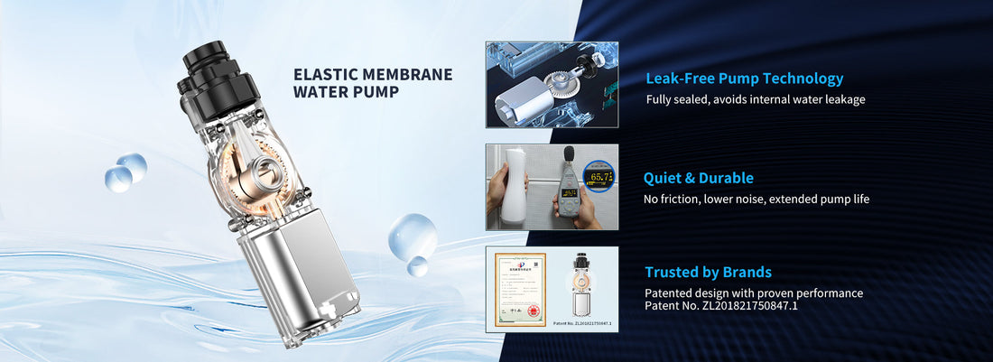 MCELIFE’s Self-Developed Diaphragm Pump System — More Durable, Quieter, and Powerful Water Flosser Performance
