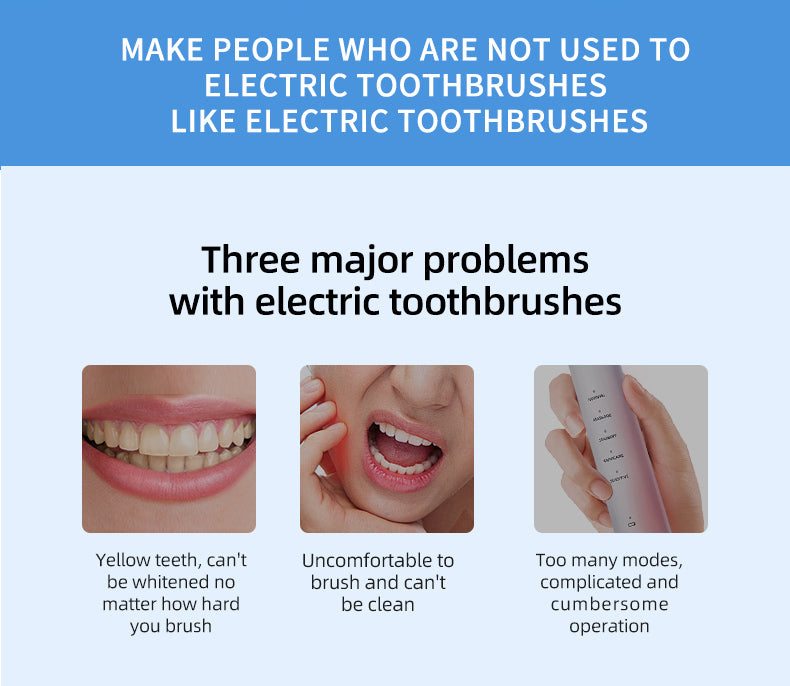 High-frequency sonic toothbrush for plaque removal