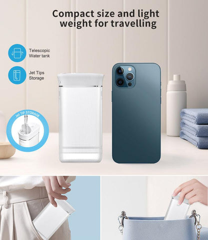 Smart water flosser with customizable logo branding