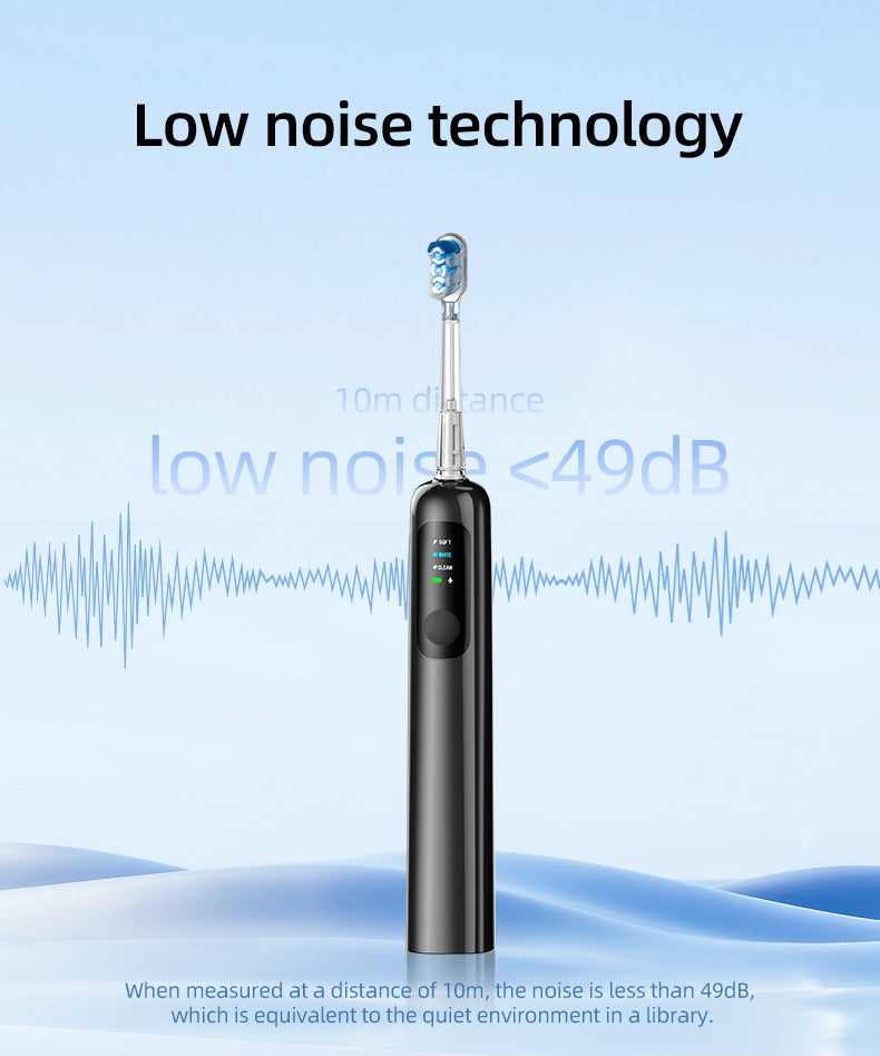 Travel-size electric toothbrush with carrying case