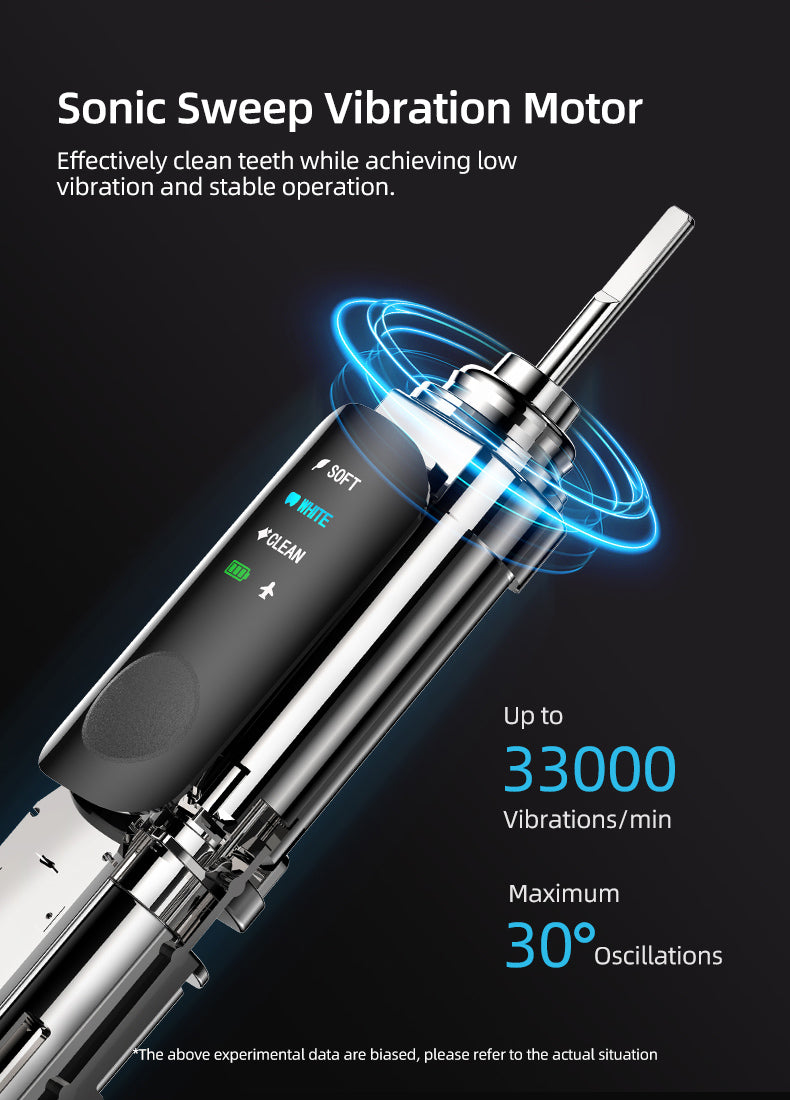 USB rechargeable electric toothbrush with long battery life