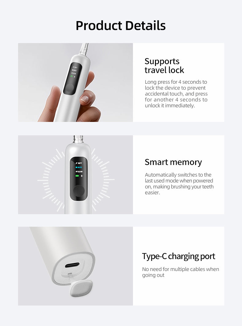 Waterproof rechargeable electric toothbrush